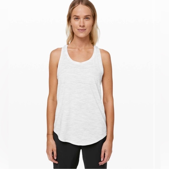 lululemon athletica Tops - Lululemon Love Tank Pleated in Ice Gray color size 6-8